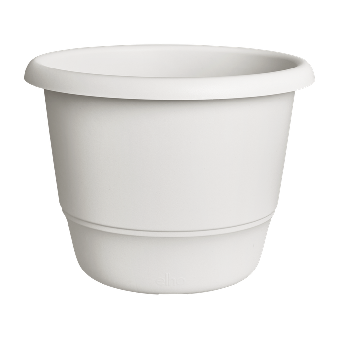 amiga round 30cm silky white